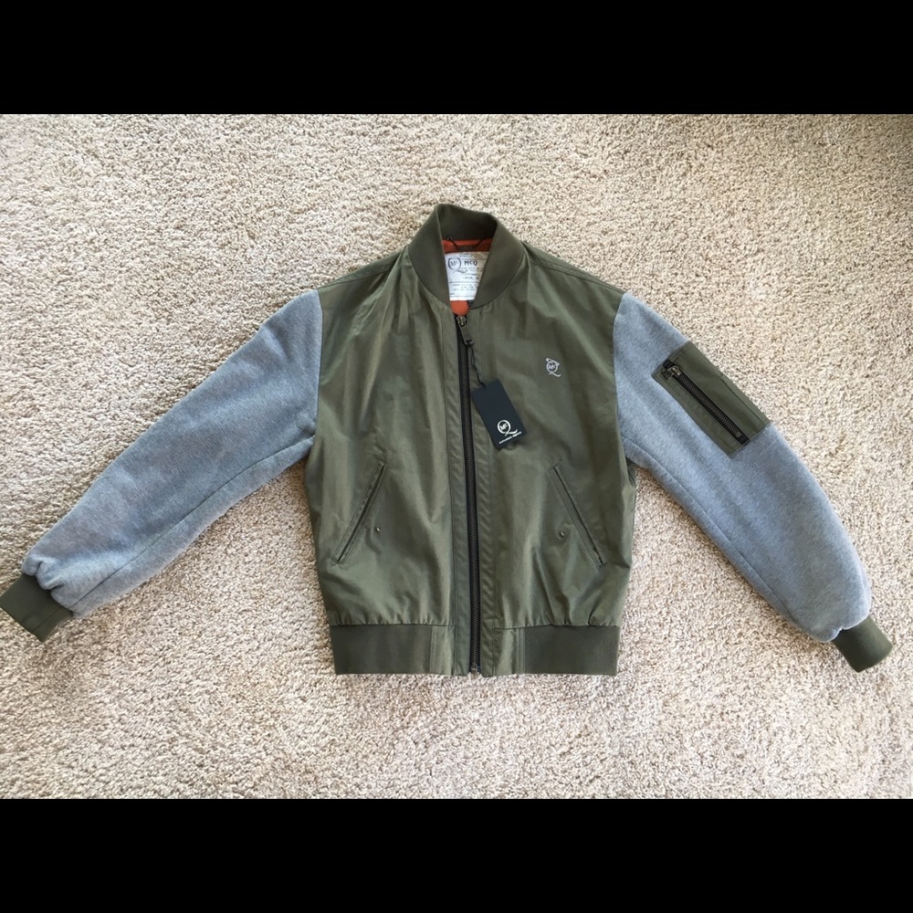 Alexander McQueens Bomber Jacket. Mens S/Womens M